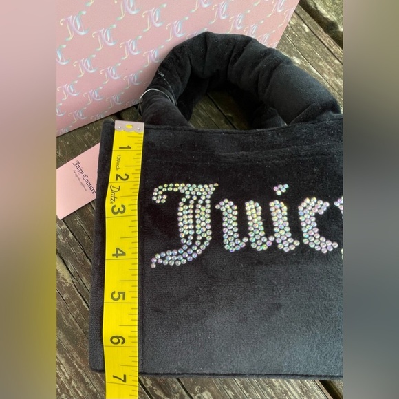 Juicy Couture Bag,Juicy Couture Black Tote and Silver Clutch Set - Picture 6 of 12